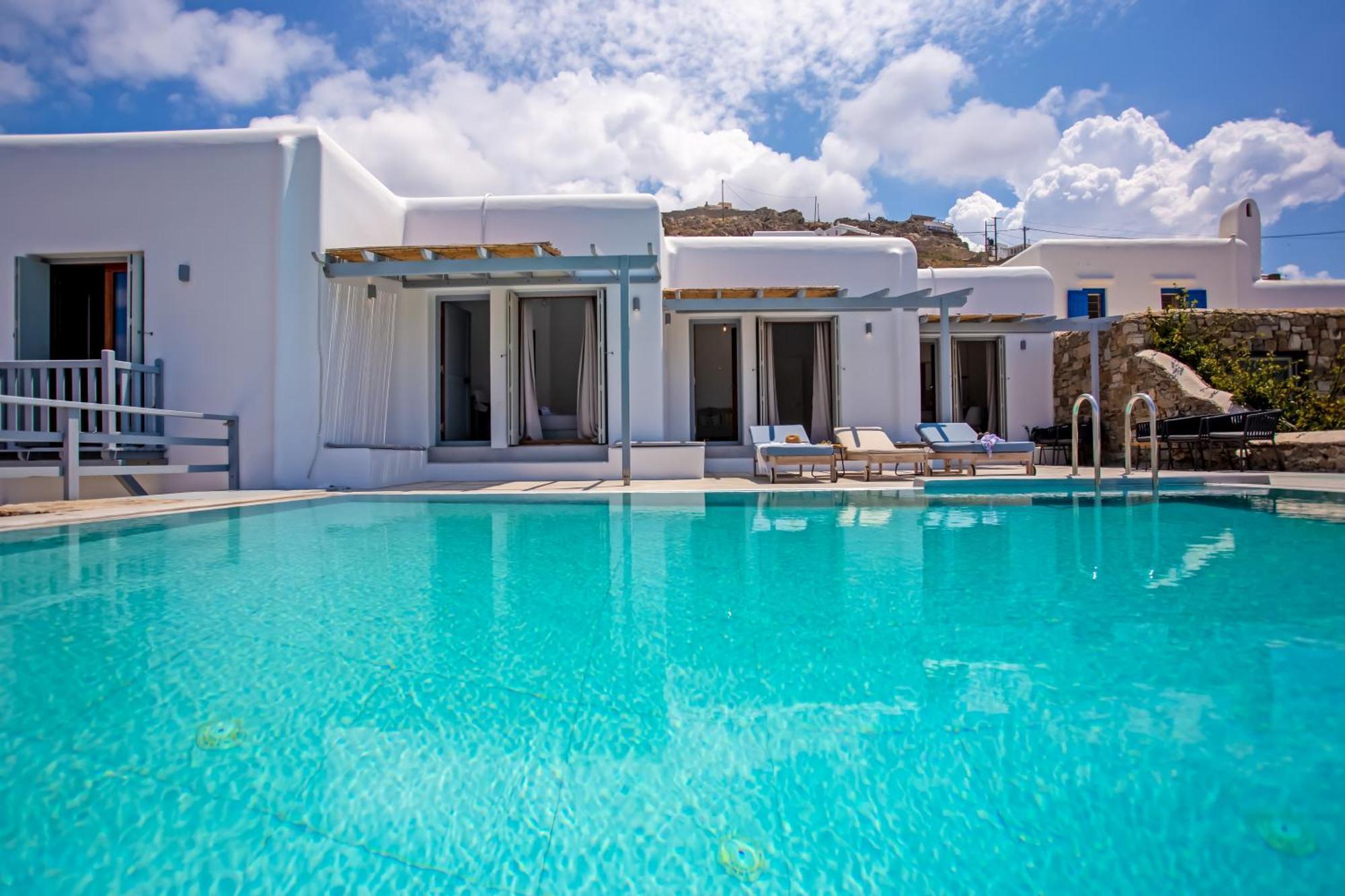 Aqua Breeze Seaview Pool Suites Mykonos Mykonos Town Kültér fotó